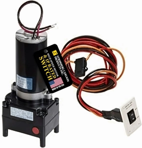 Stromberg Carlson LG-242728 Replacement Landing Gear Motor & Switch - Compatible with Lippert, Venture & Pac-Rim Landing Gear Systems - High-Speed Motor, 5000 LB Capacity, 150 RPM