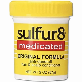 Sulfur8 Medicated Regular Formula Anti-Dandruff Hair and Scalp Conditioner 2 oz (Pack of 3)
