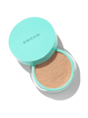 SWEED - Miracle Powder Mineral Foundation | Vitamin C   E, Hydrolyzed Collagen | Nourishes, Protects, Breathable | Vegan, Cruelty-Free, Clean Beauty (Medium Light 02, 0.25 oz | 7 g)
