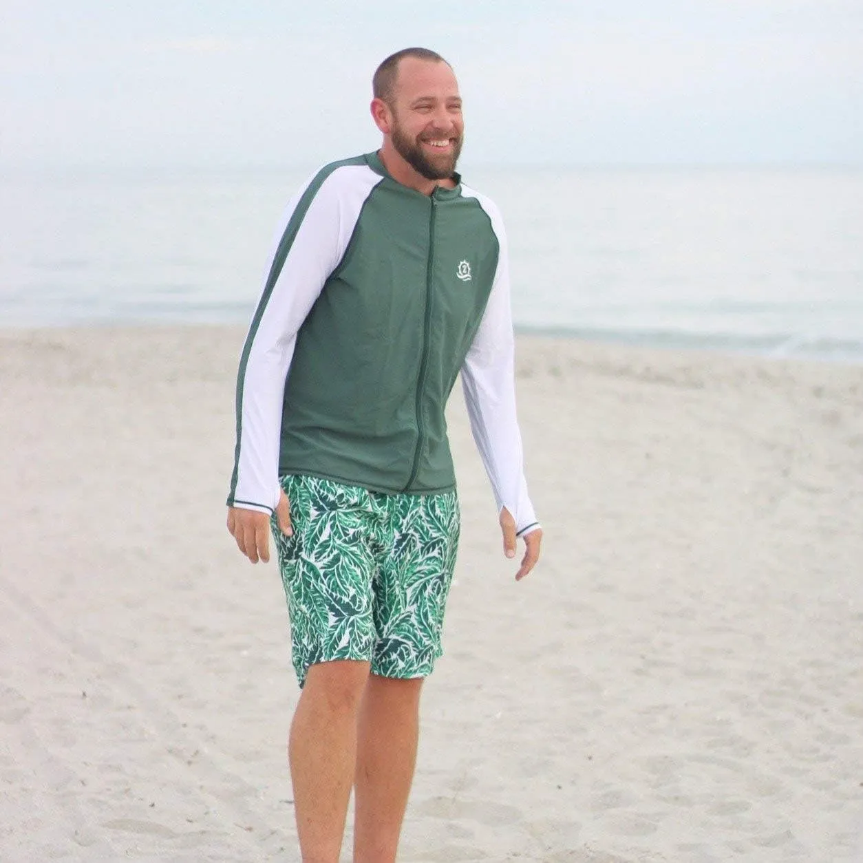SwimZip Men's Swim Shorts with Boxer Brief Liner and UPF 50  Sun Protection