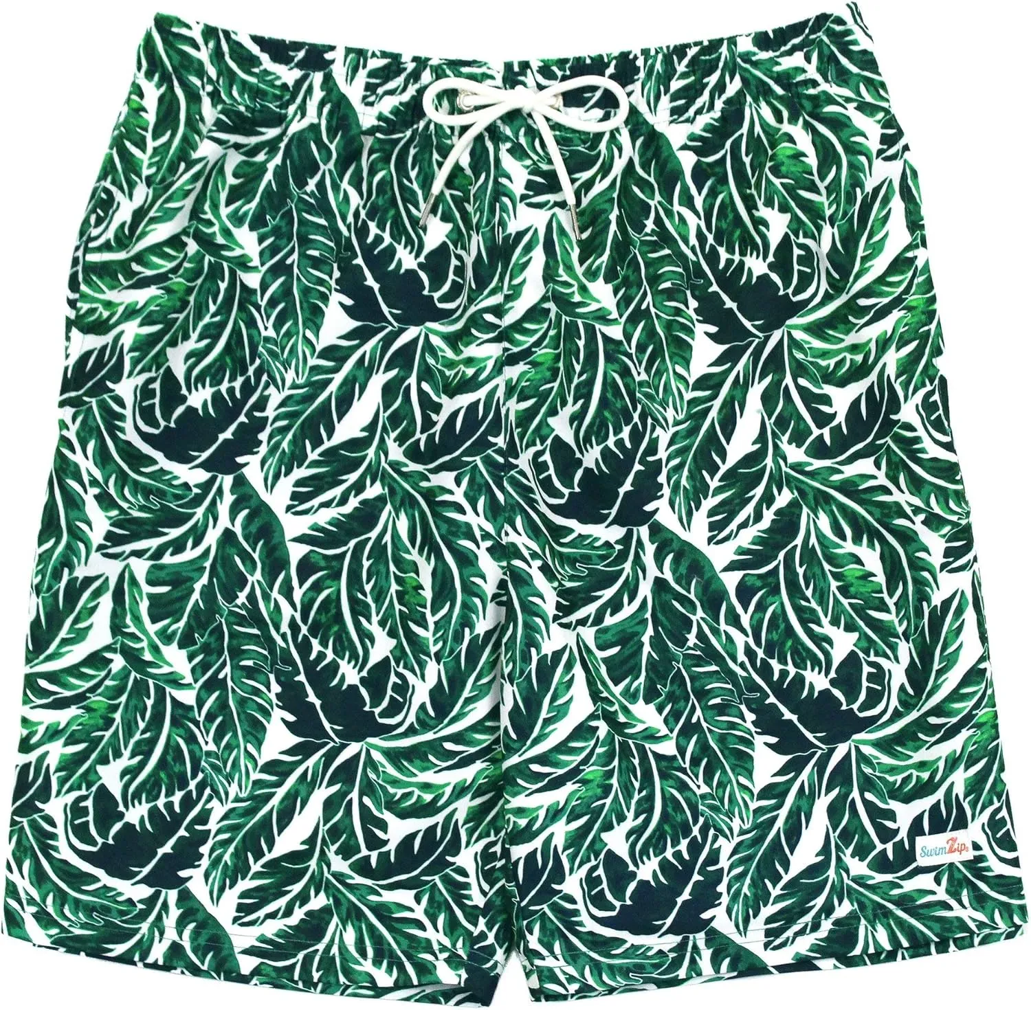 SwimZip Men's Swim Shorts with Boxer Brief Liner and UPF 50  Sun Protection