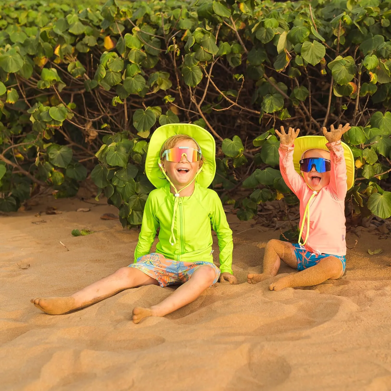 SwimZip Wide Brim Sun Hat | UPF 50  Protection for Baby, Toddler, and Kids