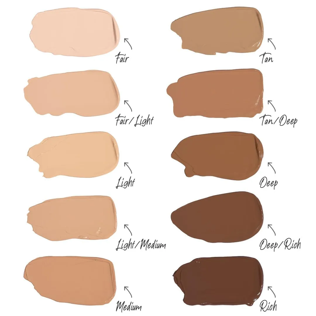 T.C.E This Covers Everything Super Coverage Serum Makeup with Peptides (Medium, One Size)