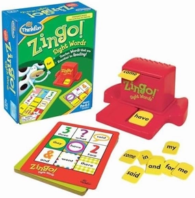 ThinkFun Zingo Sight Words Early Reading Game   Zingo Booster Pack #1 Expansion