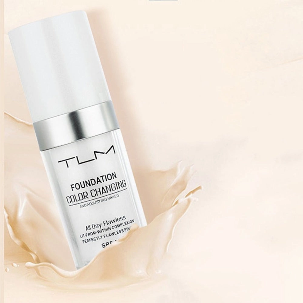 TLM Foundation Color Changing with SPF 15 - Flawless Finish