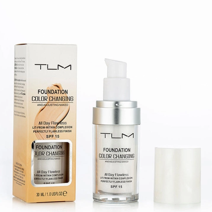 TLM Foundation Color Changing with SPF 15 - Flawless Finish