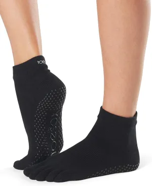 ToeSox Grip Pilates Barre Socks – Non Slip Ankle Full Toe for Yoga & Ballet