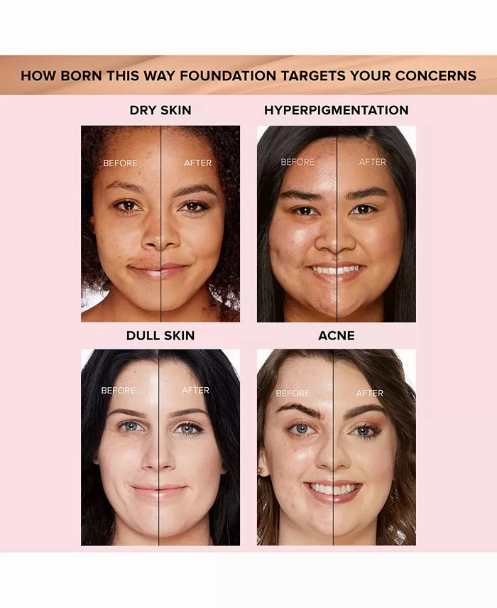 TOO FACED BORN THIS WAY FLAWLESS COVERAGE NATURAL FINISH  FOUNDATION (HONEY)