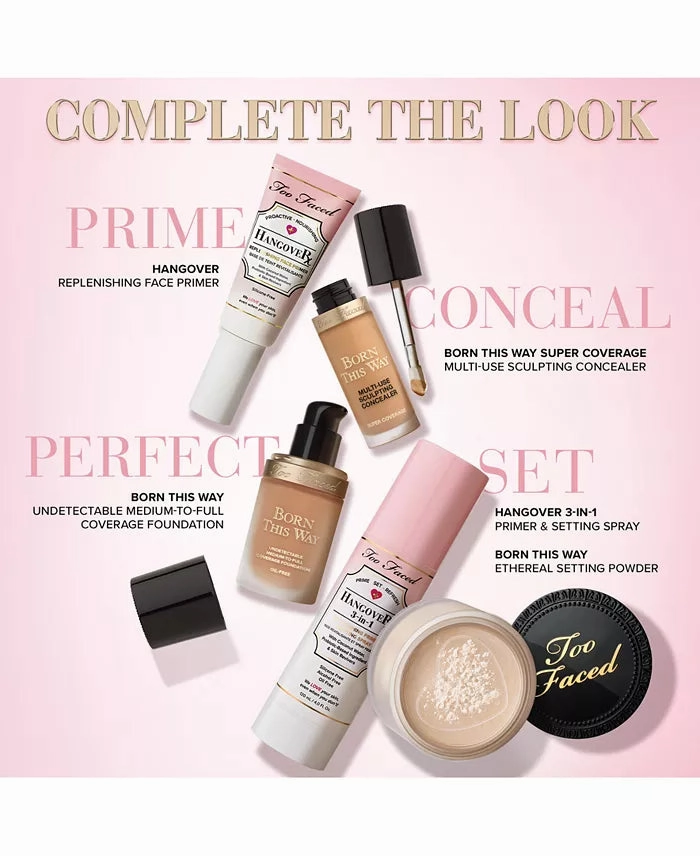 TOO FACED BORN THIS WAY FLAWLESS COVERAGE NATURAL FINISH  FOUNDATION (SNOW)