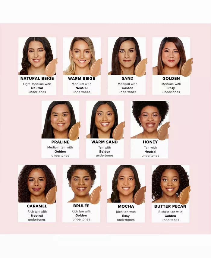 TOO FACED BORN THIS WAY FLAWLESS COVERAGE NATURAL FINISH  FOUNDATION (SNOW)