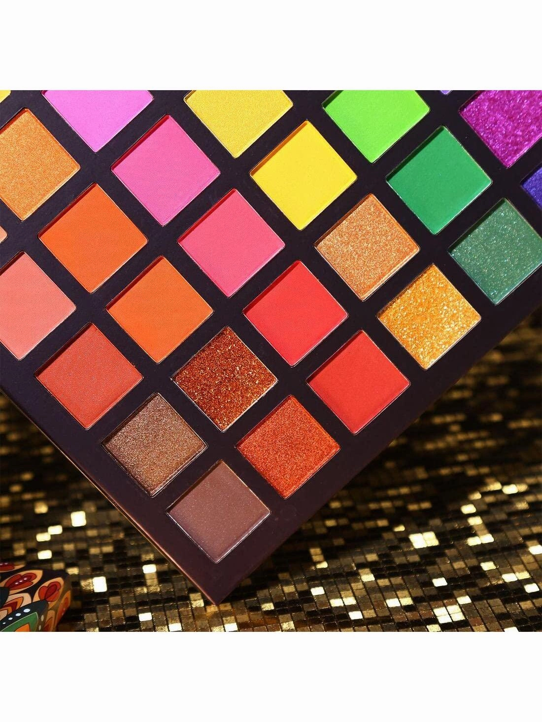 UCANBE 48-Color Eyeshadow Palette: High-Pigmented Matte, Shimmer & Glitter for Versatile Looks