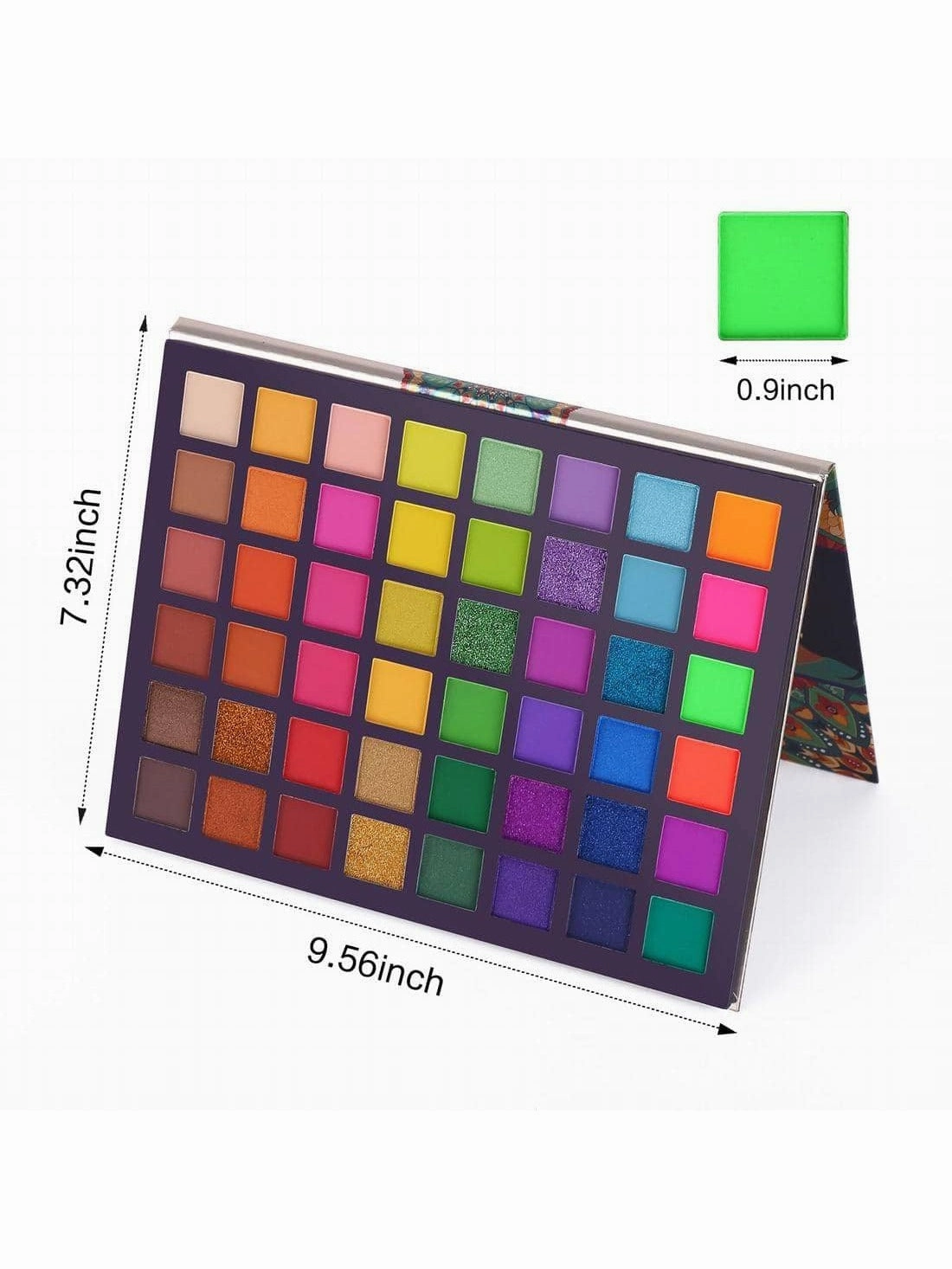 UCANBE 48-Color Eyeshadow Palette: High-Pigmented Matte, Shimmer & Glitter for Versatile Looks
