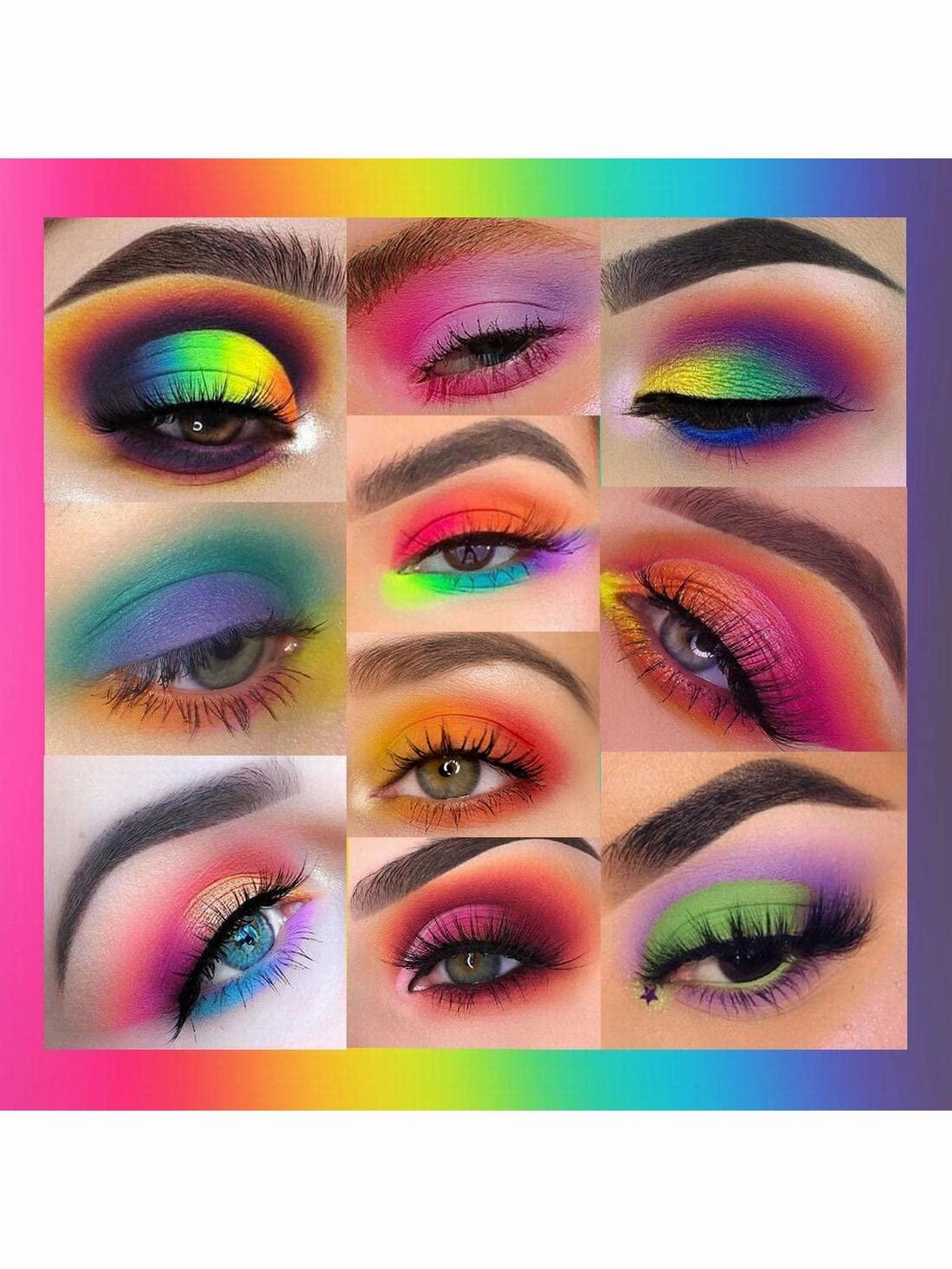 UCANBE 48-Color Eyeshadow Palette: High-Pigmented Matte, Shimmer & Glitter for Versatile Looks