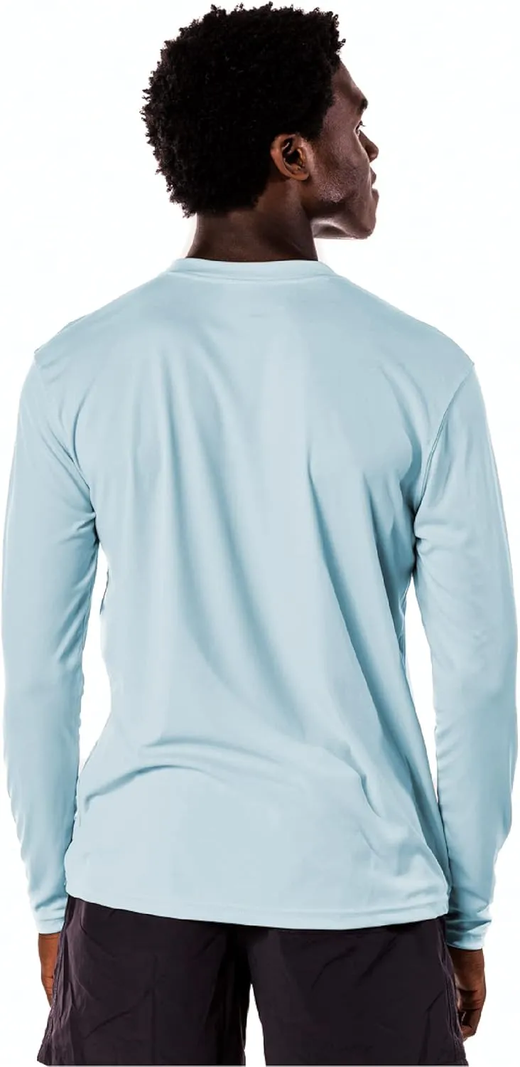 Vapor Apparel Men's Repreve UPF 50  UV Sun Protection Long Sleeve Performance T-Shirt for Outdoor Lifestyle & Sports