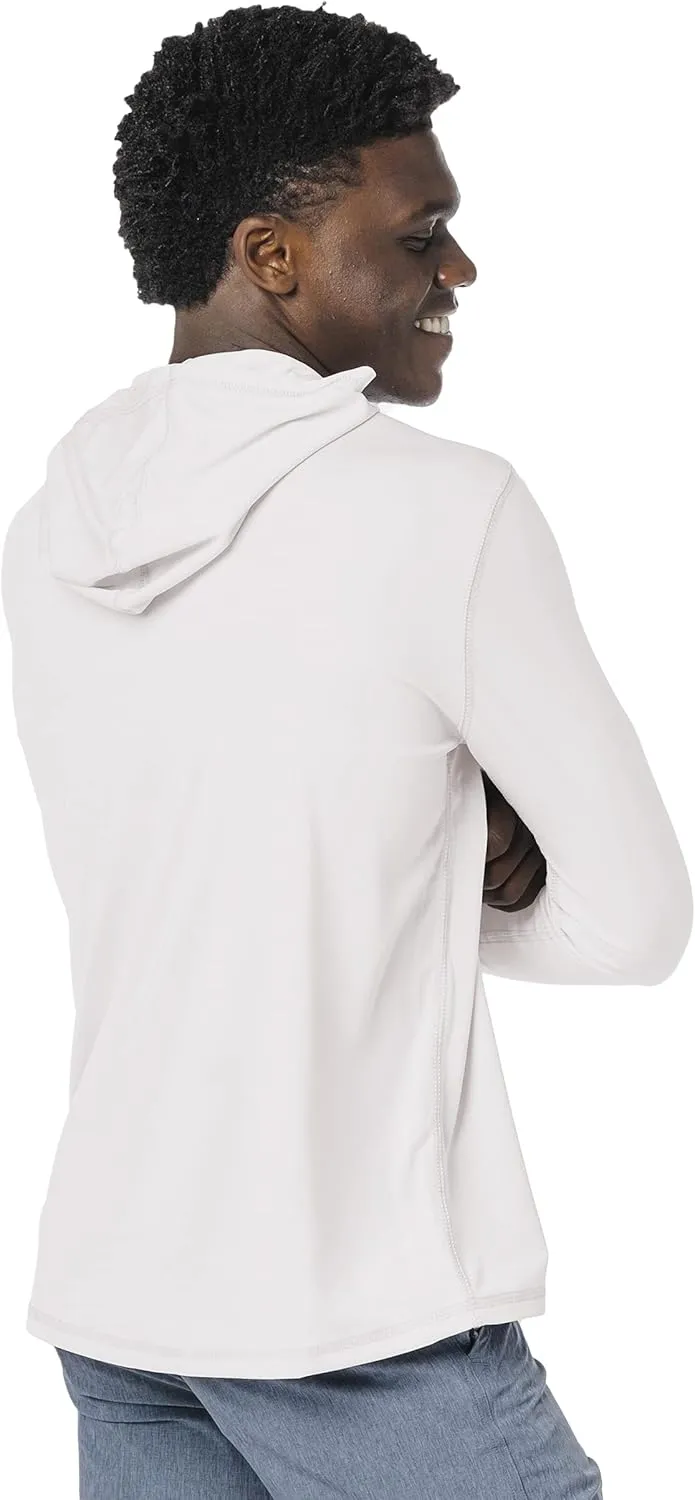 Vapor Apparel Men’s UPF 50  UV Sun Protection Long Sleeve Performance Hoodie for Sports and Outdoor Lifestyle