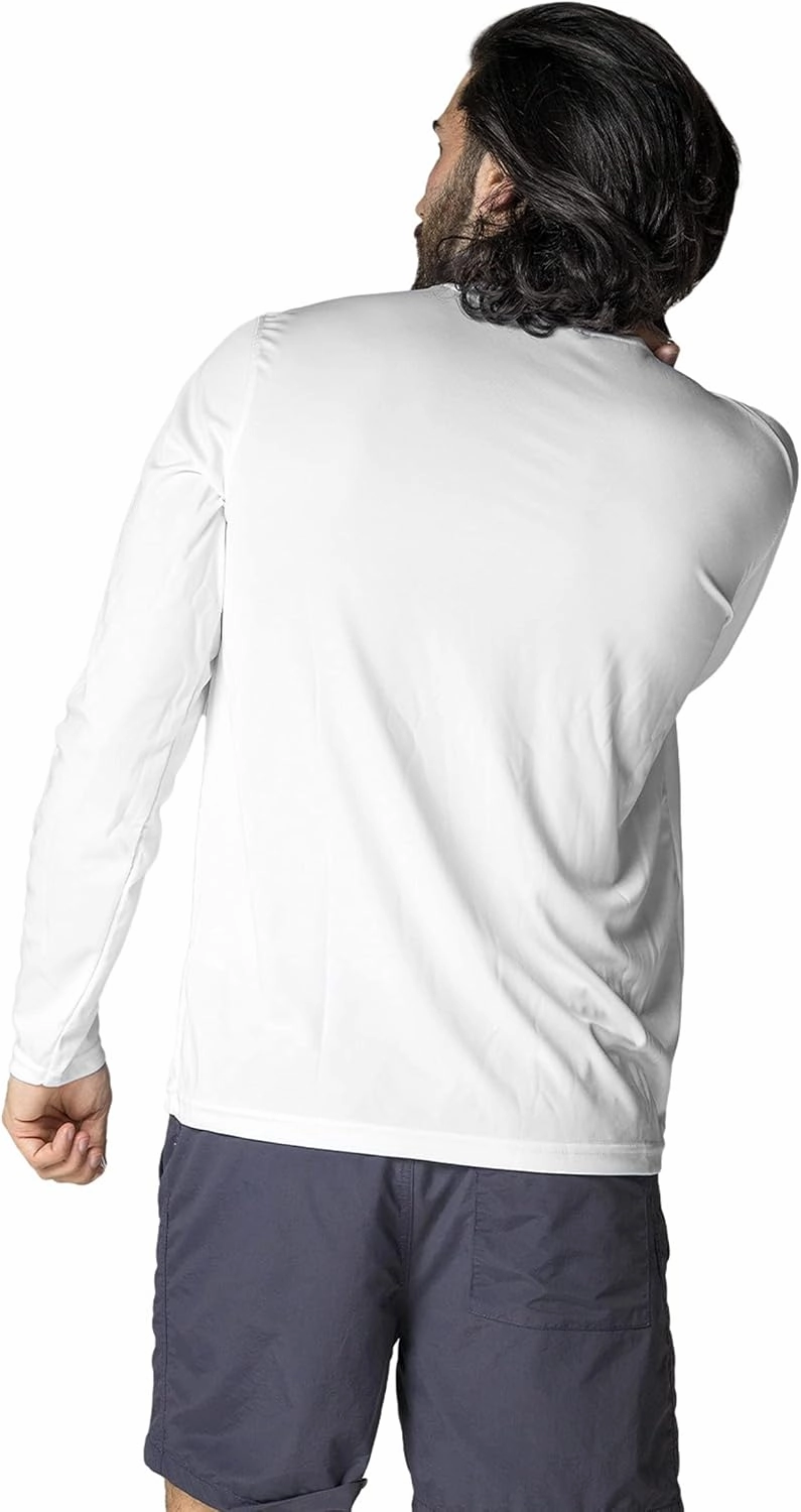 Vapor Apparel Men's Outdoor UPF 50  Long Sleeve T-Shirt, UV Sun Protection for Fishing, Running, Hiking, Swimming