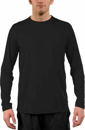 Vapor Apparel Men's Outdoor UPF 50  Long Sleeve T-Shirt, UV Sun Protection for Fishing, Running, Hiking, Swimming