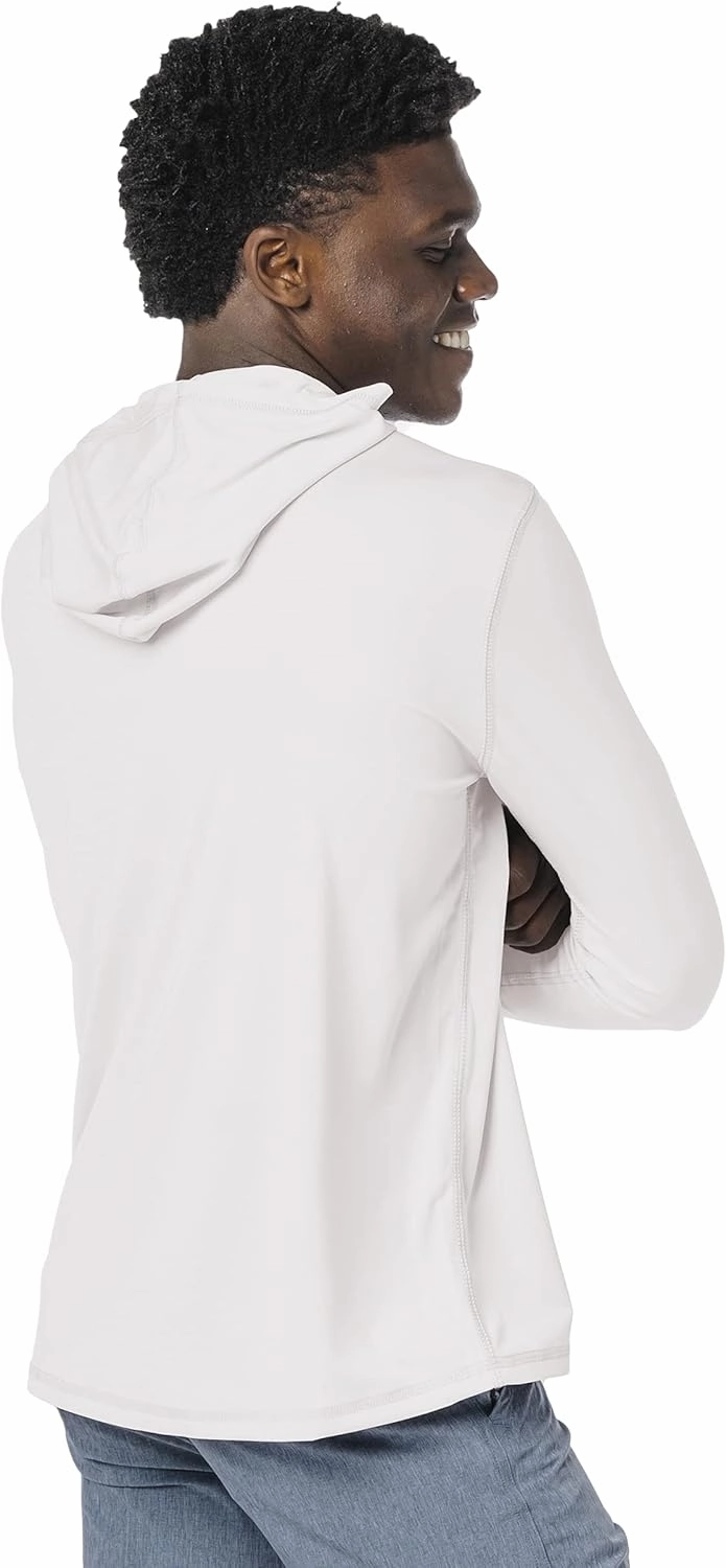 Vapor Apparel Men’s UPF 50  UV Sun Protection Long Sleeve Performance Hoodie for Sports and Outdoor Lifestyle