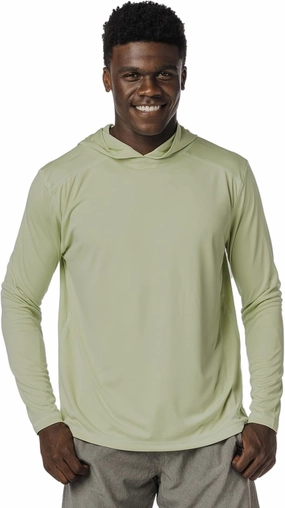 Vapor Apparel Men’s UPF 50  UV Sun Protection Long Sleeve Performance Hoodie for Sports and Outdoor Lifestyle