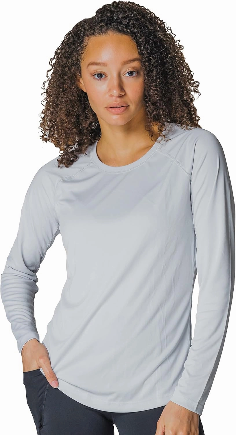 Vapor Apparel Women’s UPF 50  UV Sun Protection Long Sleeve Performance Regular Fit T-Shirt for Sports and Outdoor