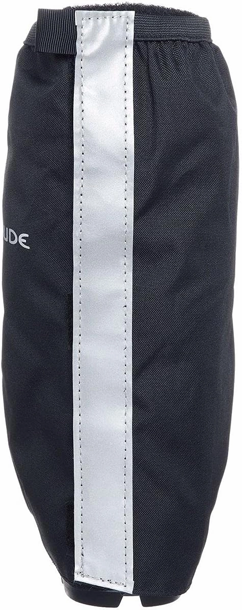 VAUDE Bike Gaiter Short - Waterproof Shoe Cover with Reflective Elements - Breathable Cycling Overshoes with full length velcro closure