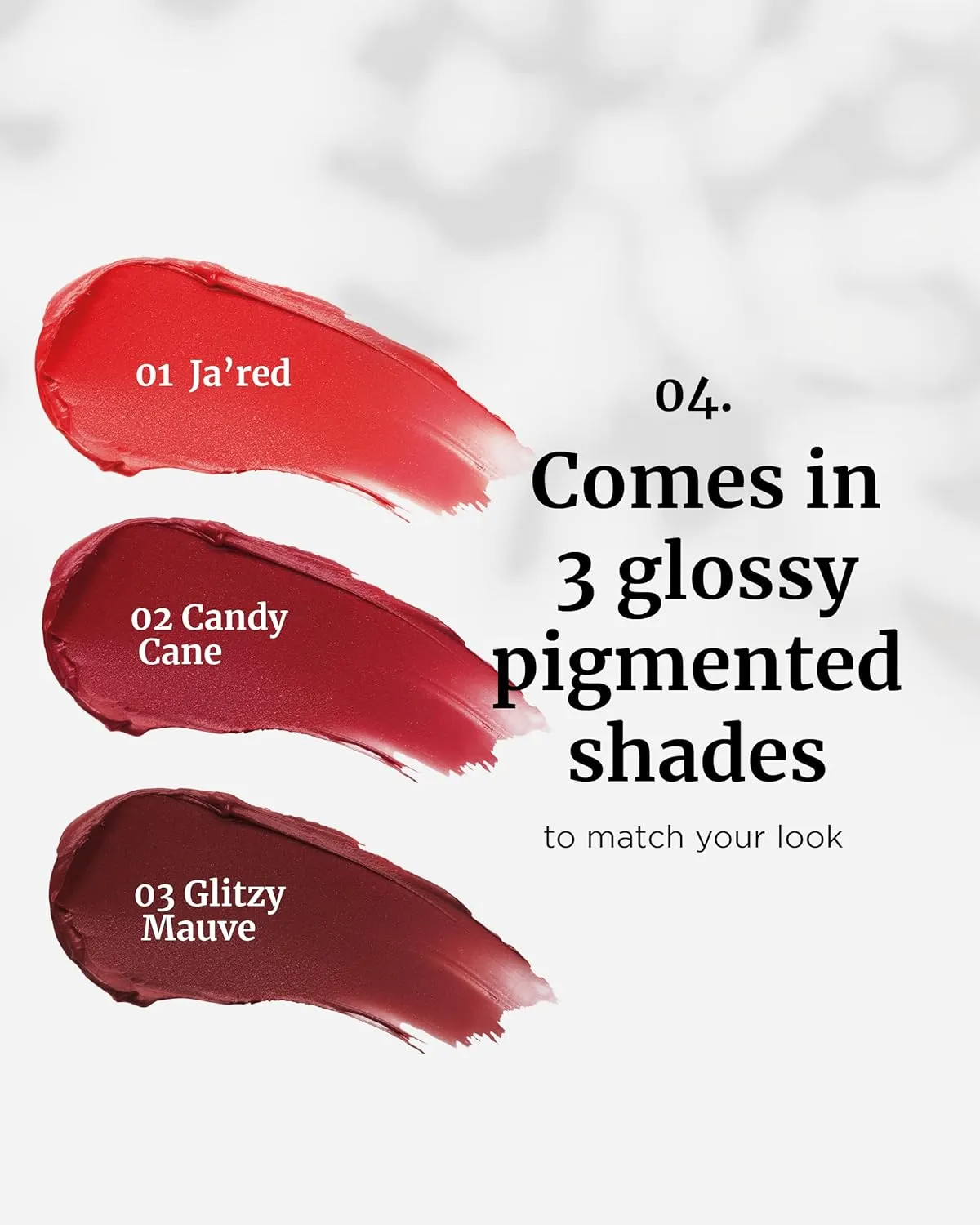 VDL Lip Stain Melted Shine Lipstick 03, Glitzy Mauve - Long-Lasting Glossy Color for Luscious Lips. High Shine Finish, Non-Sticky (0.09 oz) | Korean Makeup