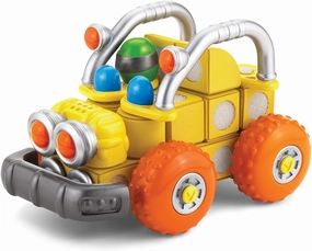 VELCRO Kids, Velcro Brand Blocks | Building Blocks, Lightweight Foam | 22 Piece, Compatible with Other Cars/Trucks | Baja Buggy, Age 3 