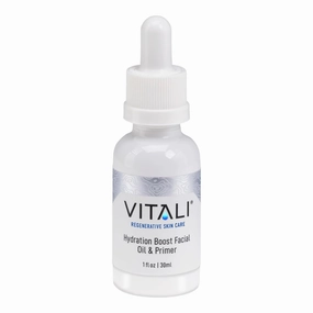 Vitali Hydration Boost Facial Oil & Primer: Premium Age Reducing Fast-Absorbing and Non-Irritating Oil for Sensitive Dry Skin - 1 fl. oz.