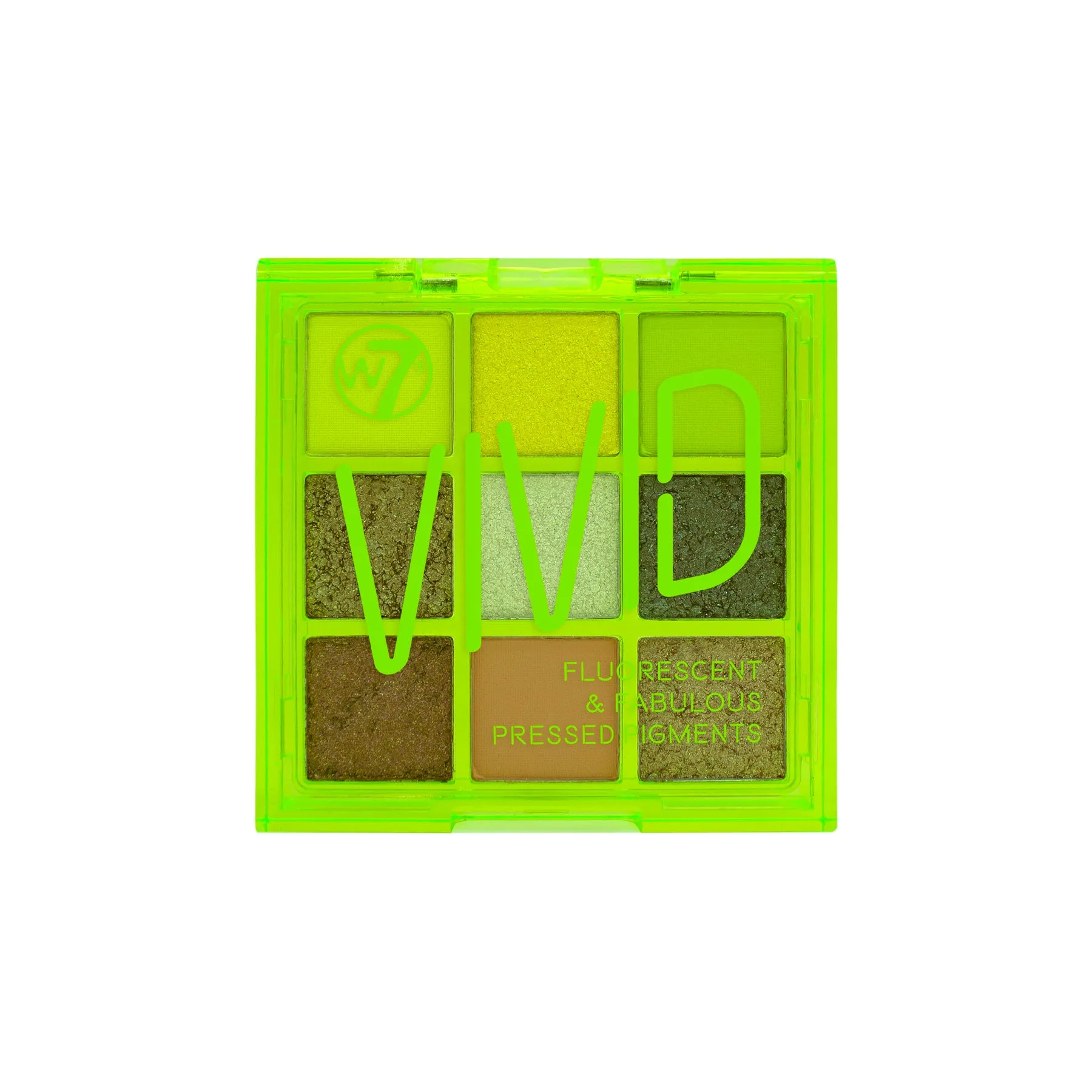 Vivid Pressed Pigment Palette - Glowin' Green