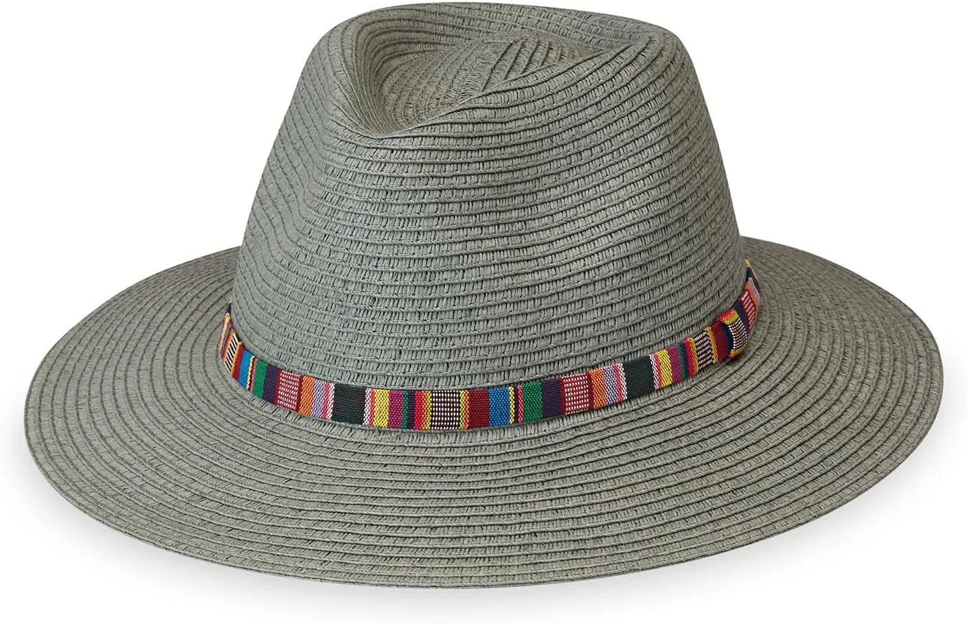 Wallaroo Hat Company Sedona Fedora – UPF 50  Sun Protection, Wide Brim, Adjustable, Packable, Women & Men, 2 Sizes