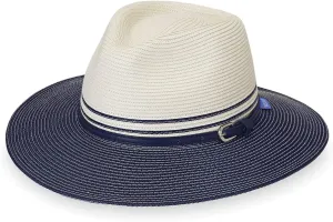 Wallaroo Hat Company Women’s Kristy Fedora – UPF 50 , UV Sun Protection, Sun Hat, Packable Design, Adjustable, Medium Size