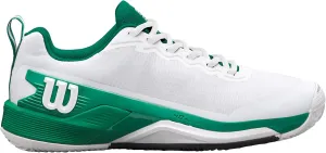 Wilson Men's Rush Pro 4.5 Clay Tennis Shoes, White Bosphorus Black, 11 Men