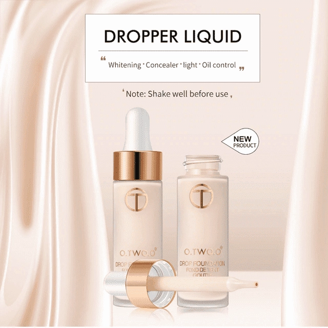 Women’s Long Lasting Dropper Liquid Face Foundation Makeup