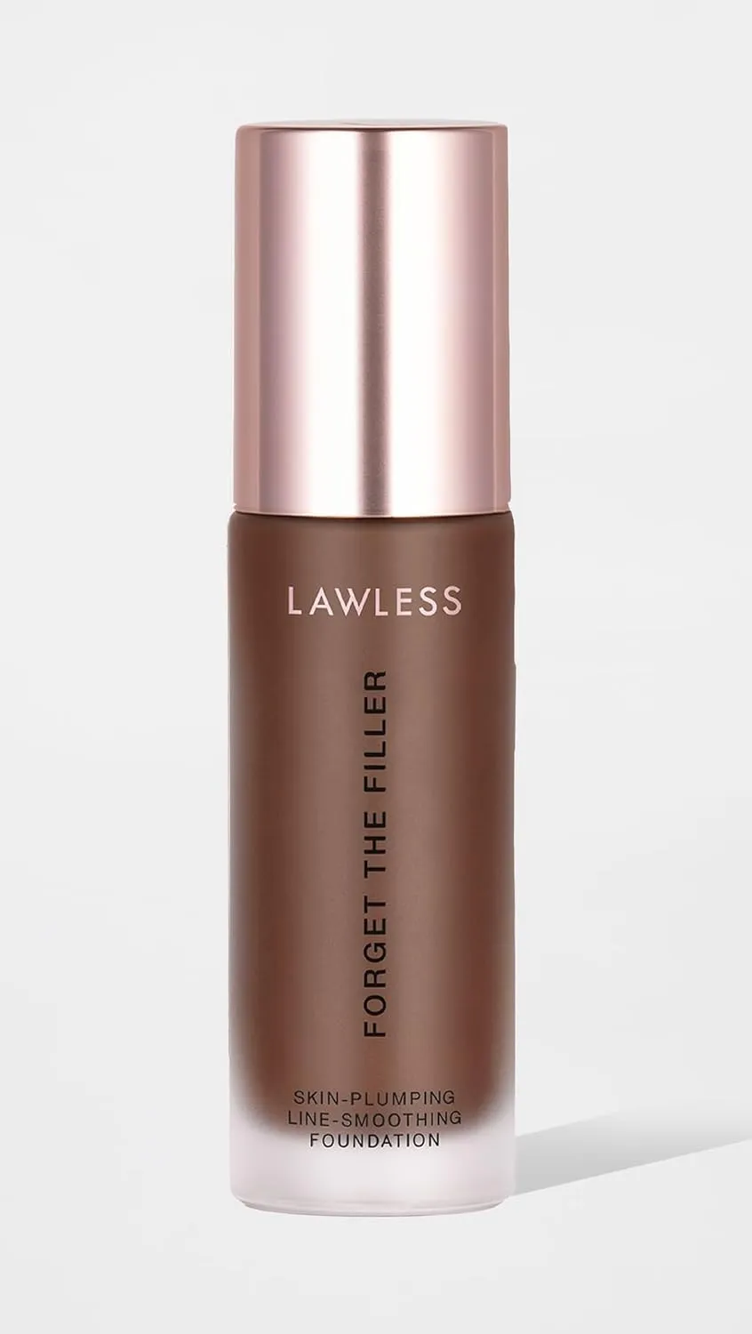 Women's Forget the Filler Skin-Plumping Line-Smoothing Foundation, 30D, ultra deep with deep-warm undertones, 1.0 Ounce
