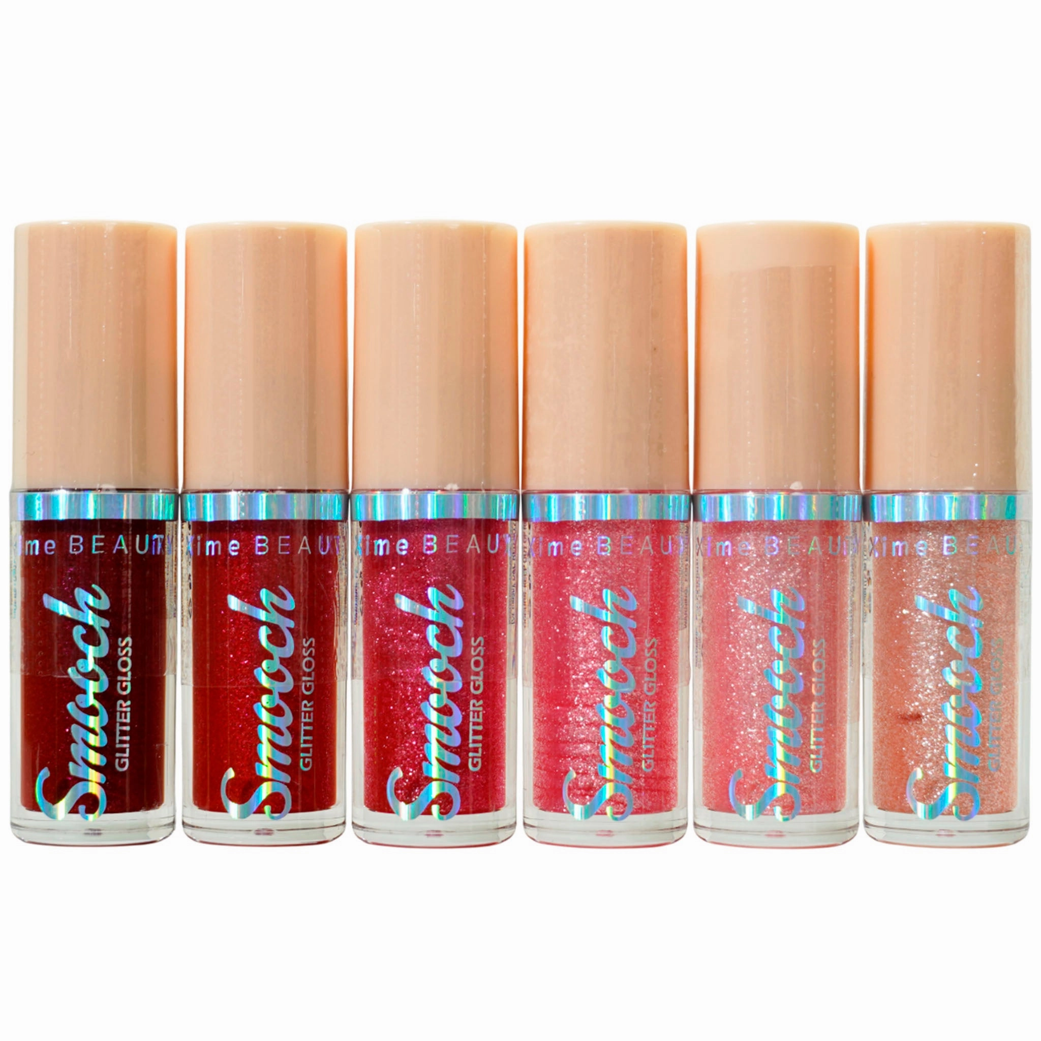 Xime Beauty Smooch Glitter Gloss - Wholesale Display 36 Units (XB-806A)