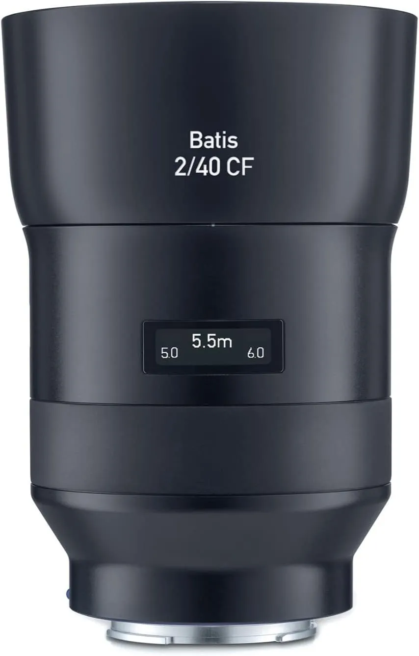 ZEISS Batis 40mm f/2.0 for Sony E Mount Mirrorless Cameras, Black