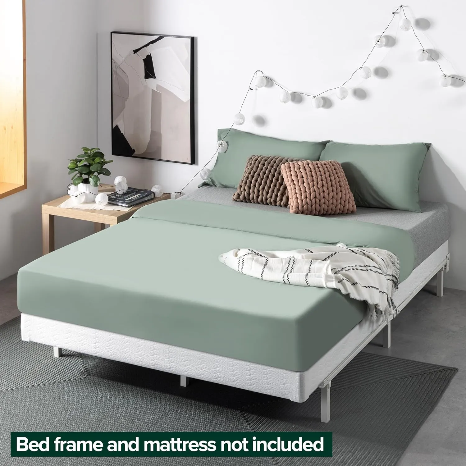 ZINUS 5 Inch Metal Smart Box Spring with Quick Assembly, Mattress Foundation, Strong Metal Frame, Easy Assembly, King