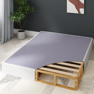 ZINUS Edgar 8 Inch Bamboo Box Spring, Mattress Foundation, Sturdy Bamboo Structure, Low Profile, Easy Assembly, Queen