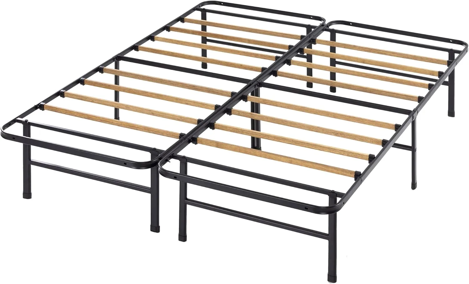 ZINUS SmartBase Essential Mattress Foundation with Bamboo Slats, Metal Platform Bed Frame, Sustainable Bamboo Slat Support, No Box Spring Needed, Easy Assembly, Full