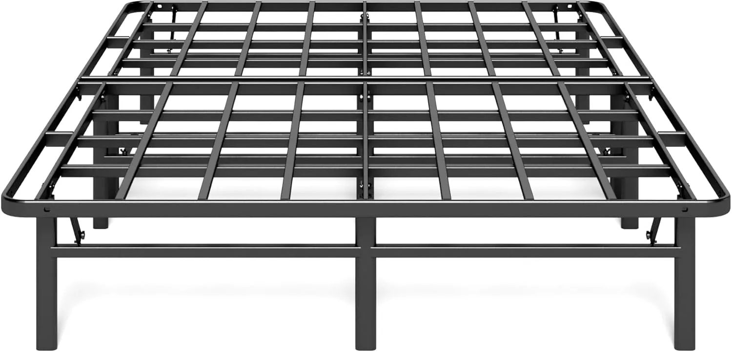 ZINUS SmartBase Super Heavy Duty Mattress Foundation with 4400lbs Weight Capacity, 14 Inch Metal Platform Bed Frame, No Box Spring Needed, Sturdy Steel Frame, Underbed Storage, Queen