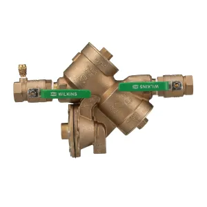 Zurn Wilkins 114-975XL2 1-1/4" 975XL2 Reduced Pressure Principle Backflow Preventer