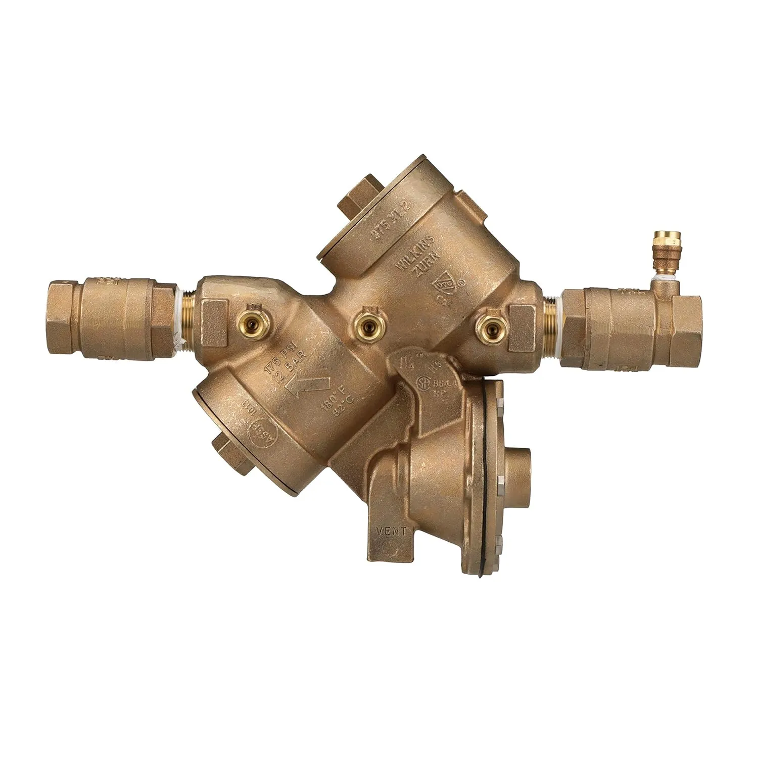 Zurn Wilkins 114-975XL2 1-1/4" 975XL2 Reduced Pressure Principle Backflow Preventer